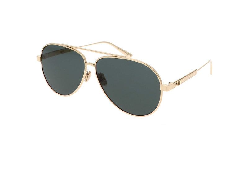OCCHIALI DA SOLE DIOR DiorCannage A1U (B0C0) in metallo color oro e lenti verdi