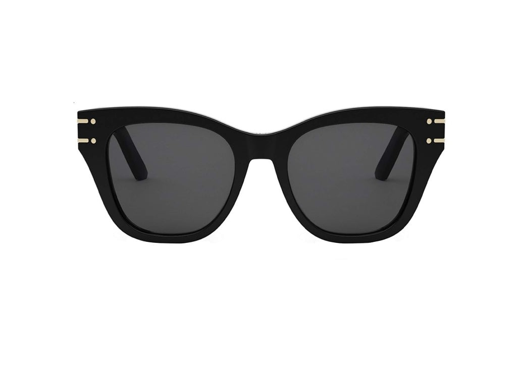 OCCHIALI DA SOLE DIOR DiorSignature B4I (10A0) in acetato nero e lenti grigie