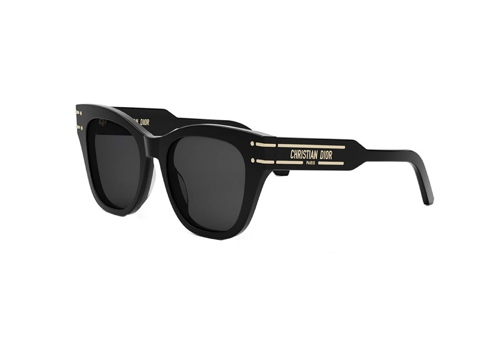 OCCHIALI DA SOLE DIOR DiorSignature B4I (10A0) in acetato nero e lenti grigie