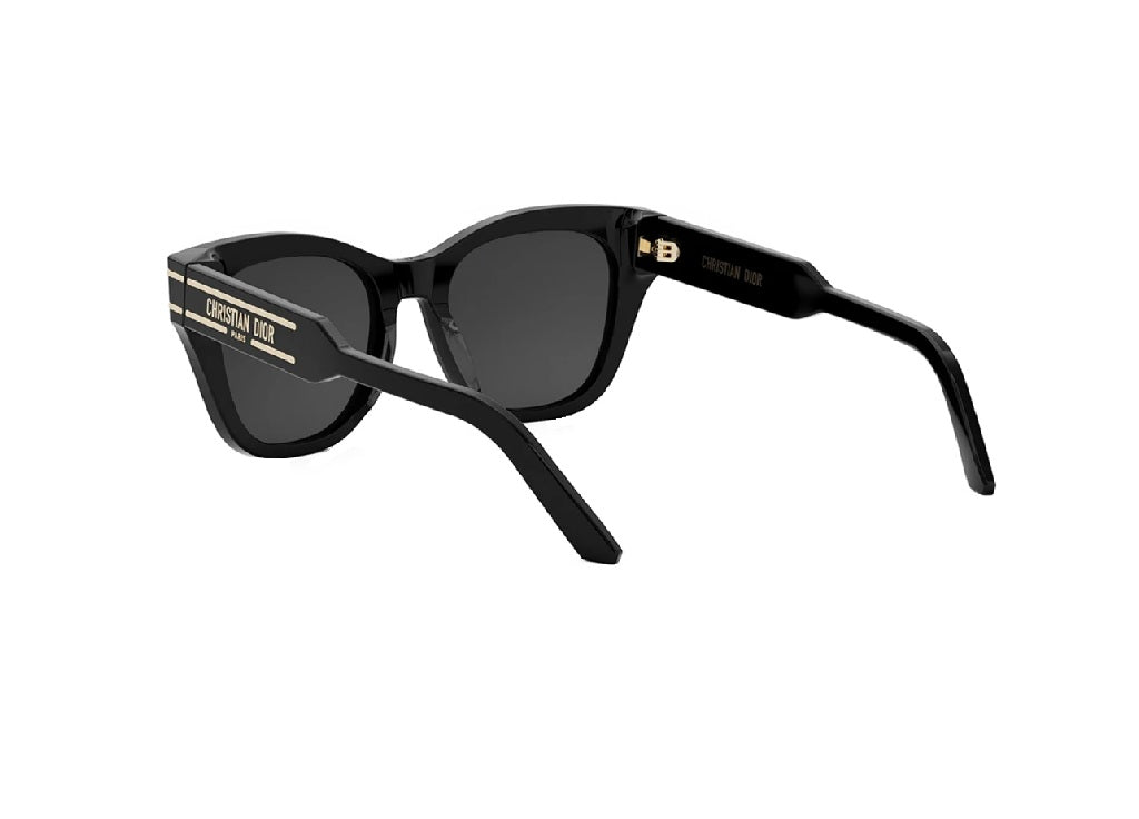 OCCHIALI DA SOLE DIOR DiorSignature B4I (10A0) in acetato nero e lenti grigie