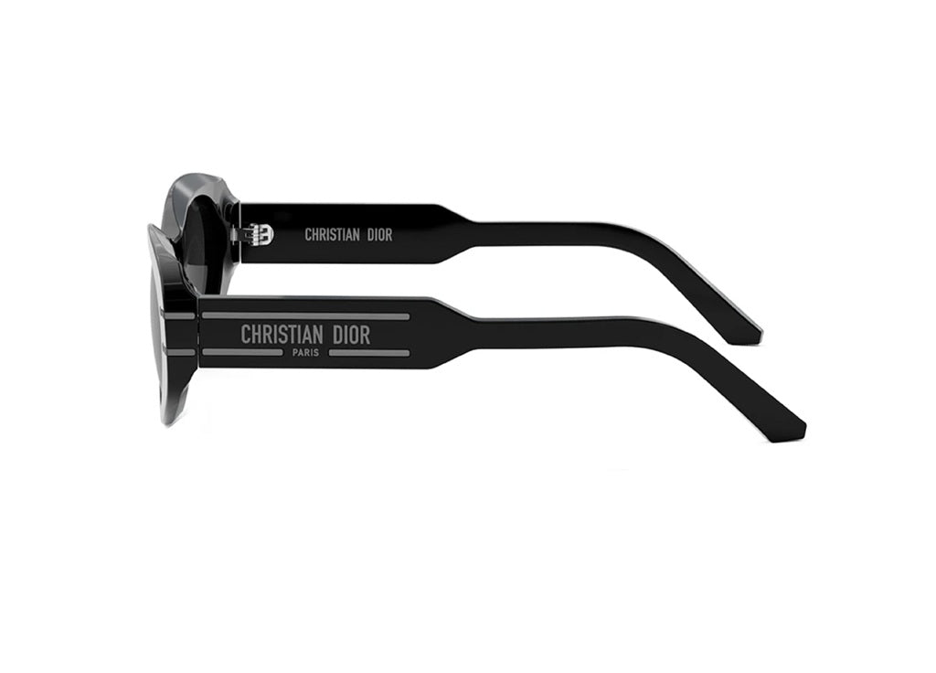 OCCHIALI DA SOLE DIOR DiorSignature B8U (14A0) in acetato nero e lenti sfumate marrone