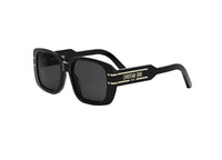 DIOR DiorSignature S12I (10A0) sunglasses in black acetate and grey lenses