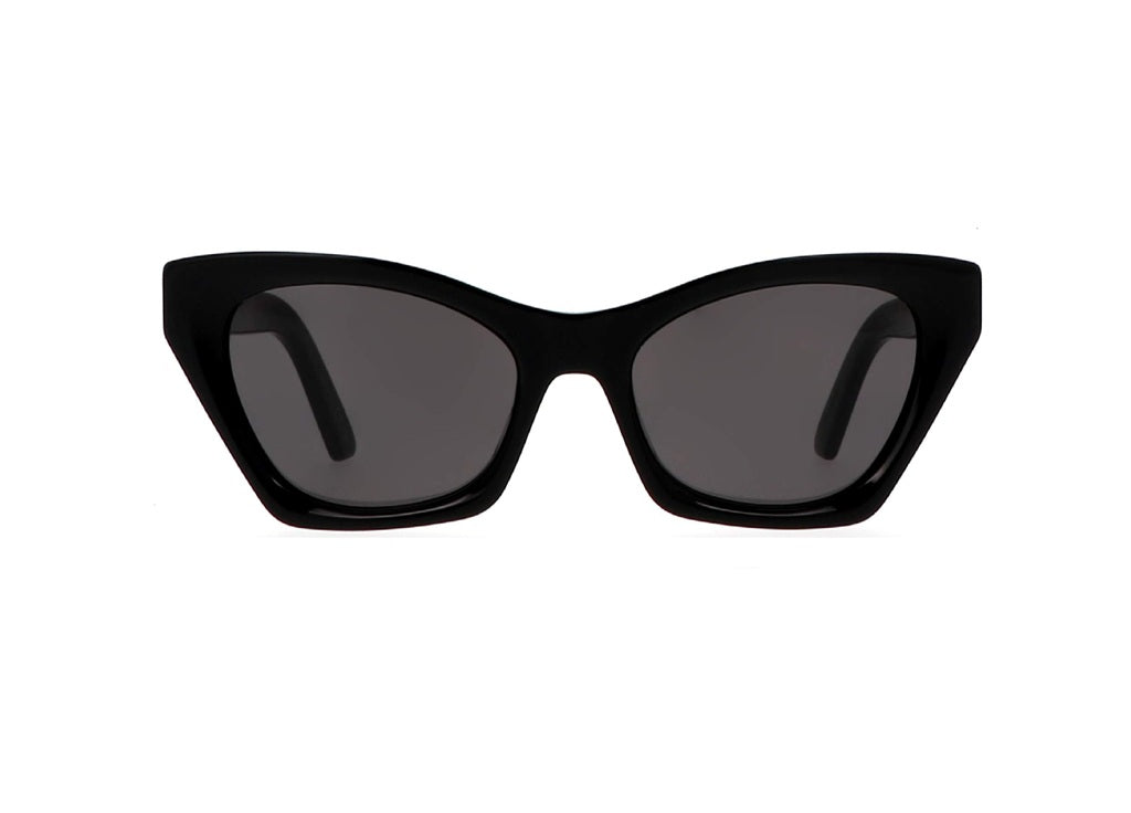 DIOR DIORMIDNIGHT B1I (10A0) SUNGLASSES in black acetate and grey lenses