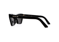 DIOR DIORMIDNIGHT B1I (10A0) SUNGLASSES in black acetate and grey lenses
