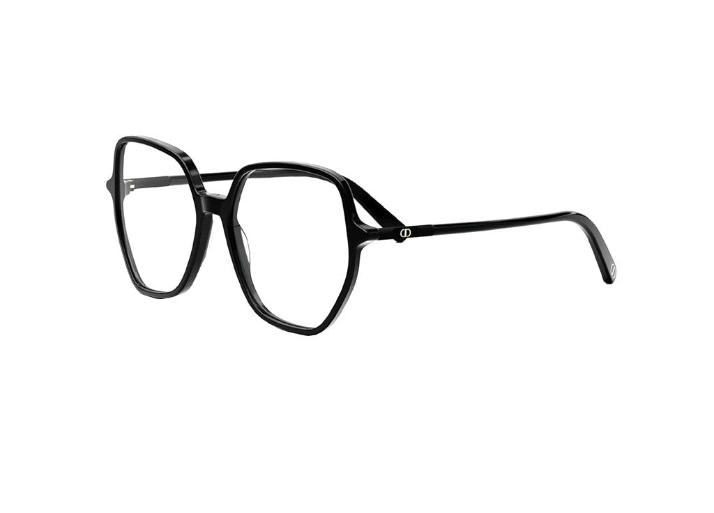 DIOR Mini CD O S8I (1100) Brillengestell aus schwarzem Acetat