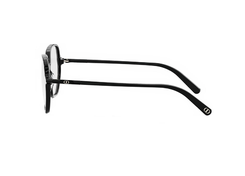 DIOR Mini CD O S8I (1100) Brillengestell aus schwarzem Acetat