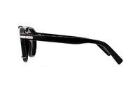 DIOR DIORBLACKSUIT RI (10A0) round black acetate sunglasses with grey lenses