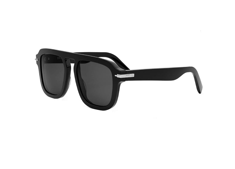 DIOR DIORBLACKSUIT S15I (10A0) SUNGLASSES in black acetate and grey lenses