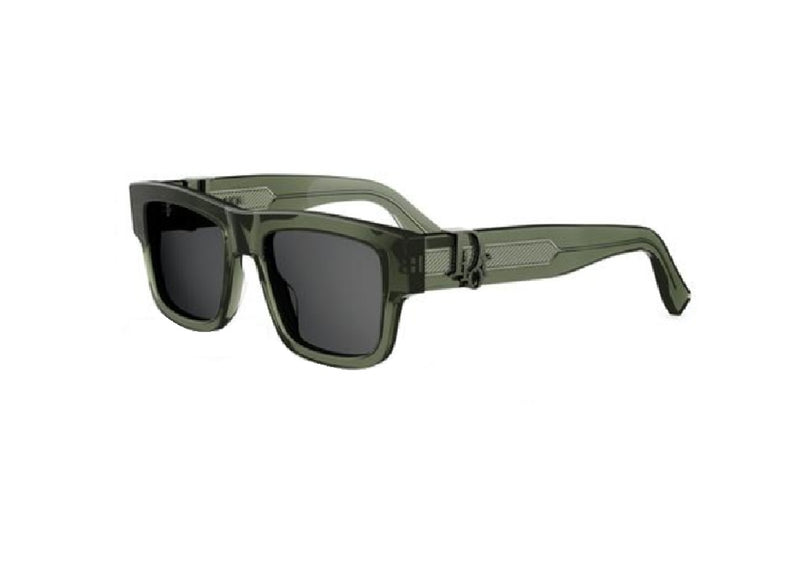 DIOR Oblique S3I (55A0) SUNGLASSES green acetate with grey lenses