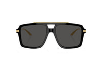 OCCHIALI DA SOLE DOLCE & GABBANA DG4477 (501/87) aviator in acetato nero e oro