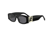 OCCHIALI DA SOLE FENDI FE40204I (01A) acetato nero lucido e lenti grigie