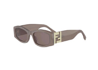 OCCHIALI DA SOLE FENDI FE40204I (48E) acetato marrone lucido e lenti marroni