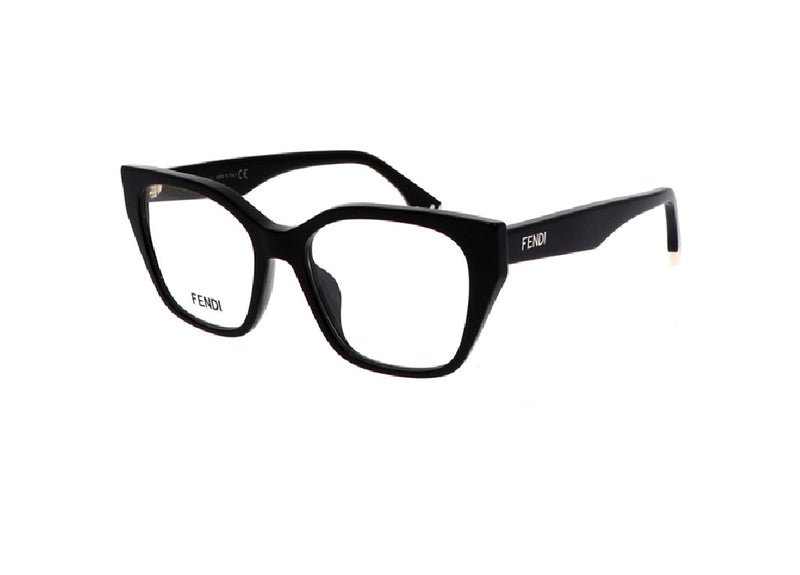 FENDI WAY FE50001I (001) Damen-Brillengestell aus schwarzem Acetat