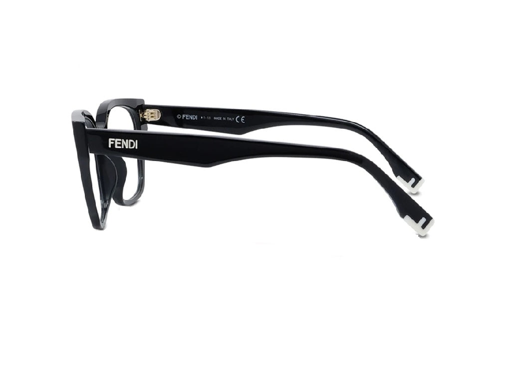 FENDI WAY FE50001I (001) Damen-Brillengestell aus schwarzem Acetat