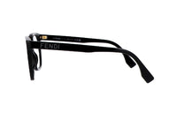 FENDI LETTERING FE50087I (001) schwarzes Acetat-Glasgestell