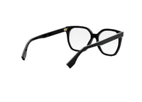 FENDI LETTERING FE50087I (001) schwarzes Acetat-Glasgestell