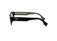 FENDI ROMA FE50119I (001) schwarze Acetat-Cat-Eye-Fassung