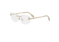 FENDI First Crystal FE5116US (028) glänzende randlose optische Brille in Roségold