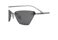 FENDI First Crystal FE4160US (14A) silberne Cat-Eye-Sonnenbrille mit grauen Gläsern