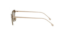 FENDI First Crystal FE4160US (28E) braune Cat-Eye-Sonnenbrille mit braunen Gläsern