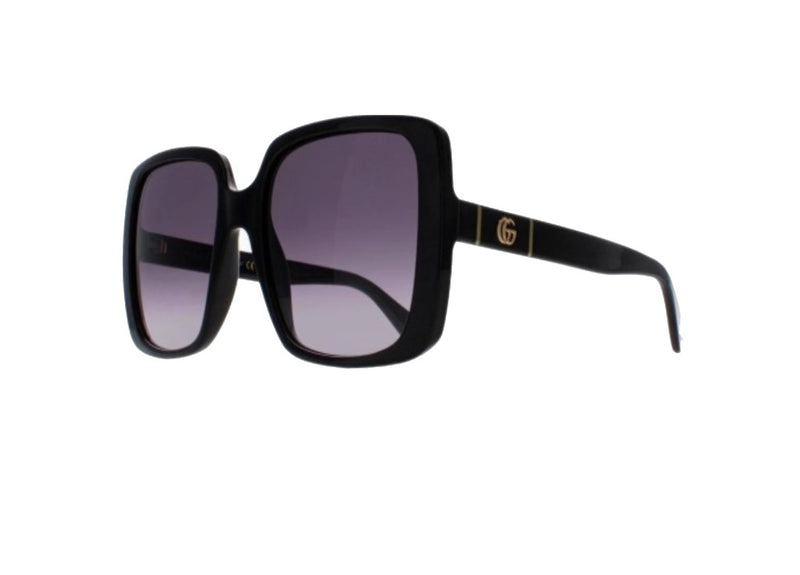 GUCCI SUNGLASSES GG0632S (001) black grey gradient