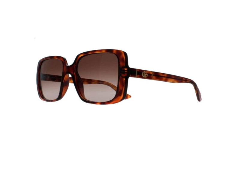 GUCCI SUNGLASSES GG0632S (002) dark havana brown gradient