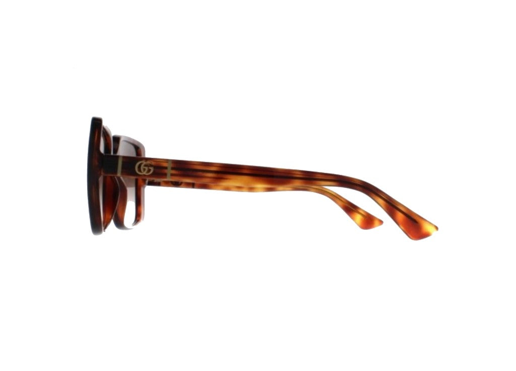 GUCCI SUNGLASSES GG0632S (002) dark havana brown gradient