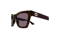 GUCCI GG1714S (007) Havana SUNGLASSES with purple lenses