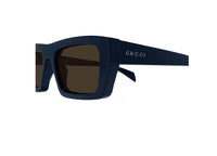 GUCCI GG2020S (003) blue acetate sunglasses with brown lenses