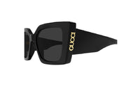 OCCHIALI DA SOLE GUCCI GG2039S (001) oversize acetato nero con lenti grigie