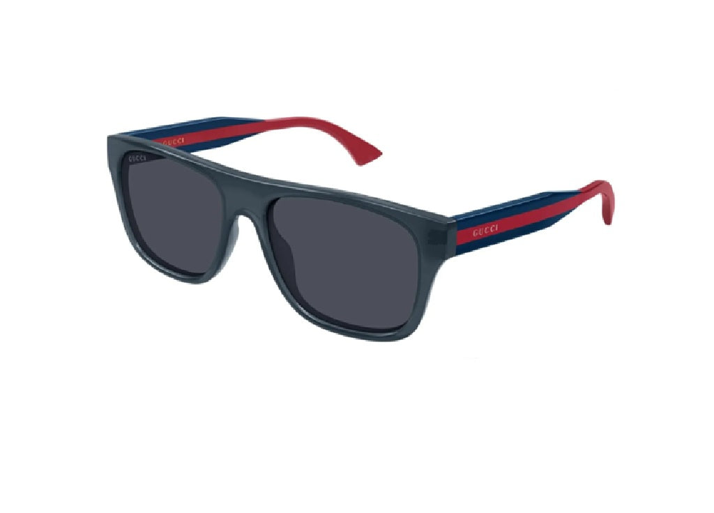 OCCHIALI DA SOLE GUCCI GG2119S (004) rettangolare oversize acetato blu con lenti blu