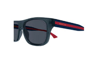 OCCHIALI DA SOLE GUCCI GG2119S (004) rettangolare oversize acetato blu con lenti blu