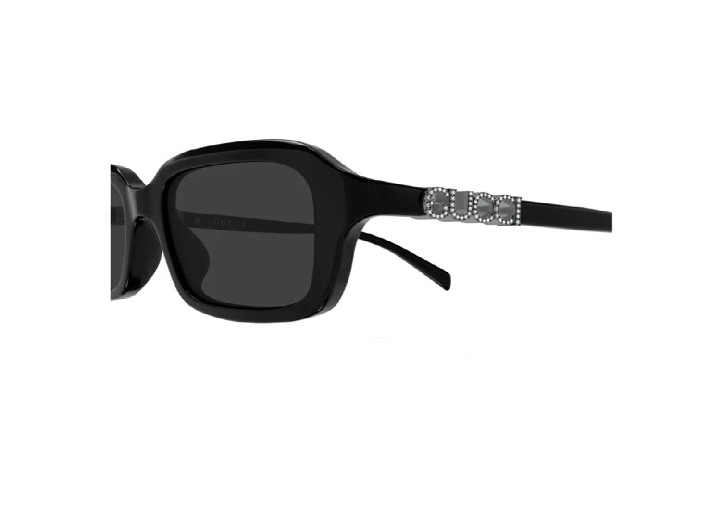 OCCHIALI DA SOLE GUCCI GG2152S (006) acetato nero con lenti grigie