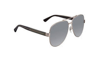 OCCHIALI DA SOLE GUCCI GG0528S (007) polarizzato in metallo grigio con lenti grigie