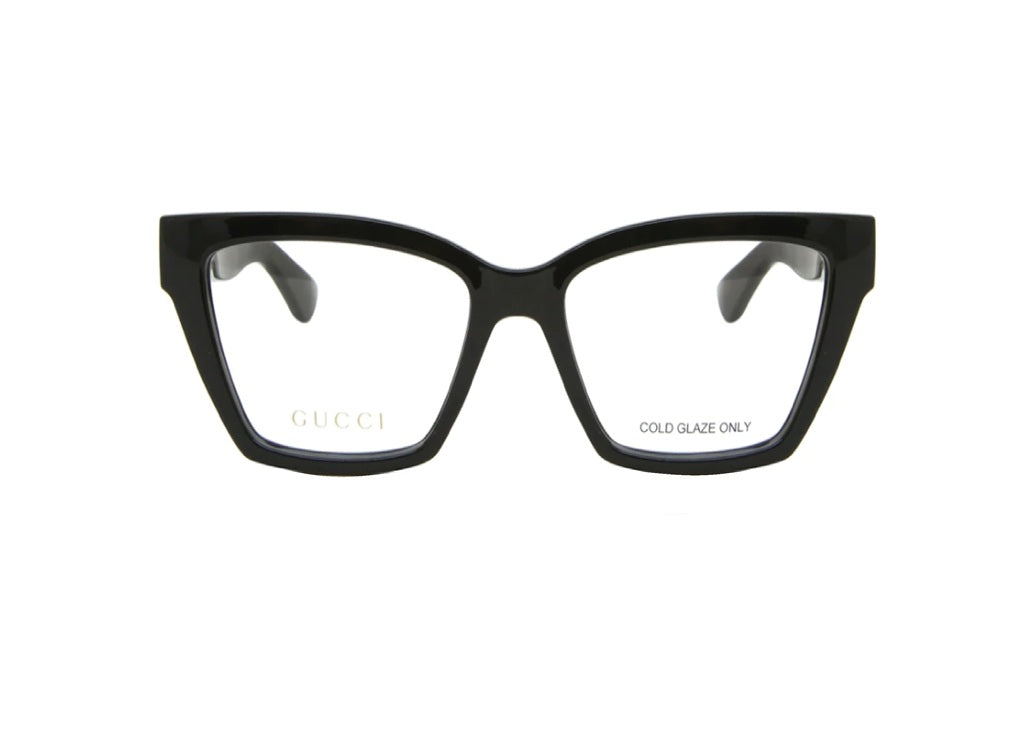 GUCCI GG1715O (001) montatura da vista da donna in iniettato nero