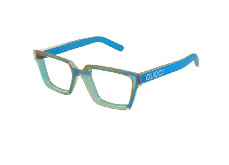 GUCCI GG1725O (003) montatura da vista da donna in iniettato blu