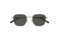 GUCCI GG1876S (001) unisex gold sunglasses with grey lenses
