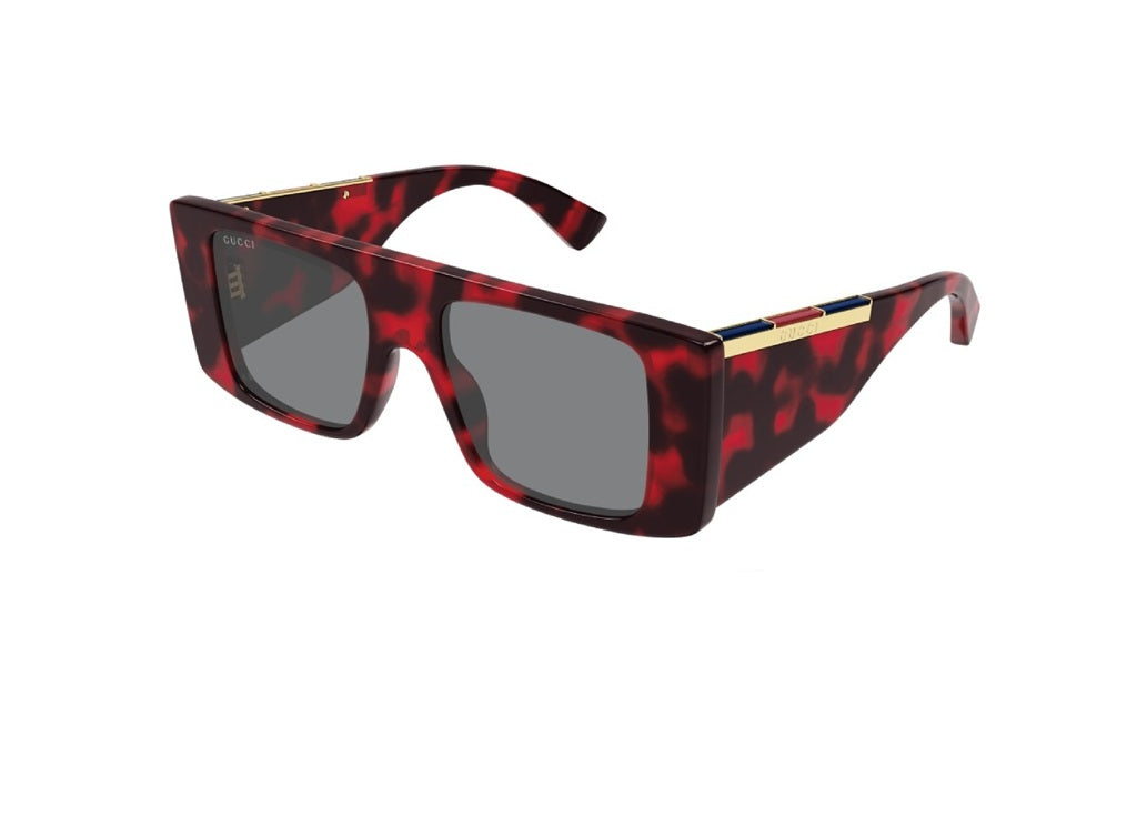 GUCCI GG1888S (003) SUNGLASSES in havana acetate with grey lenses