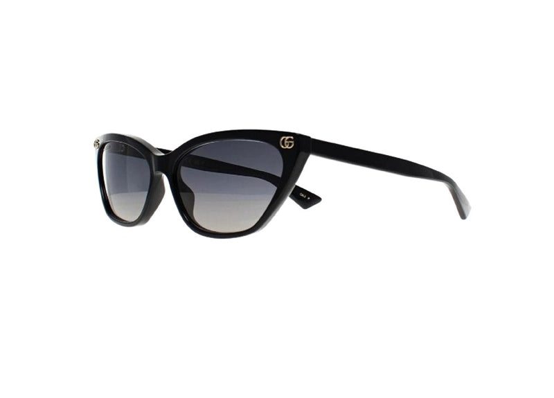 GUCCI SUNGLASSES GG1815S (005) Glossy Black Gradient Grey Polarized