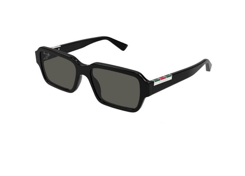 GUCCI GG1887S (001) SUNGLASSES in black acetate with grey lenses