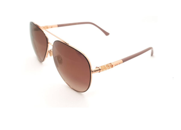 JIMMY CHOO GRAY/S (BKU/JL) occhiali da sole da donna, pilot, in metallo color oro