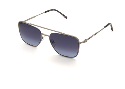 LACOSTE Djokovic L105SND (038) occhiali da sole da uomo, pilot in metallo color grigio