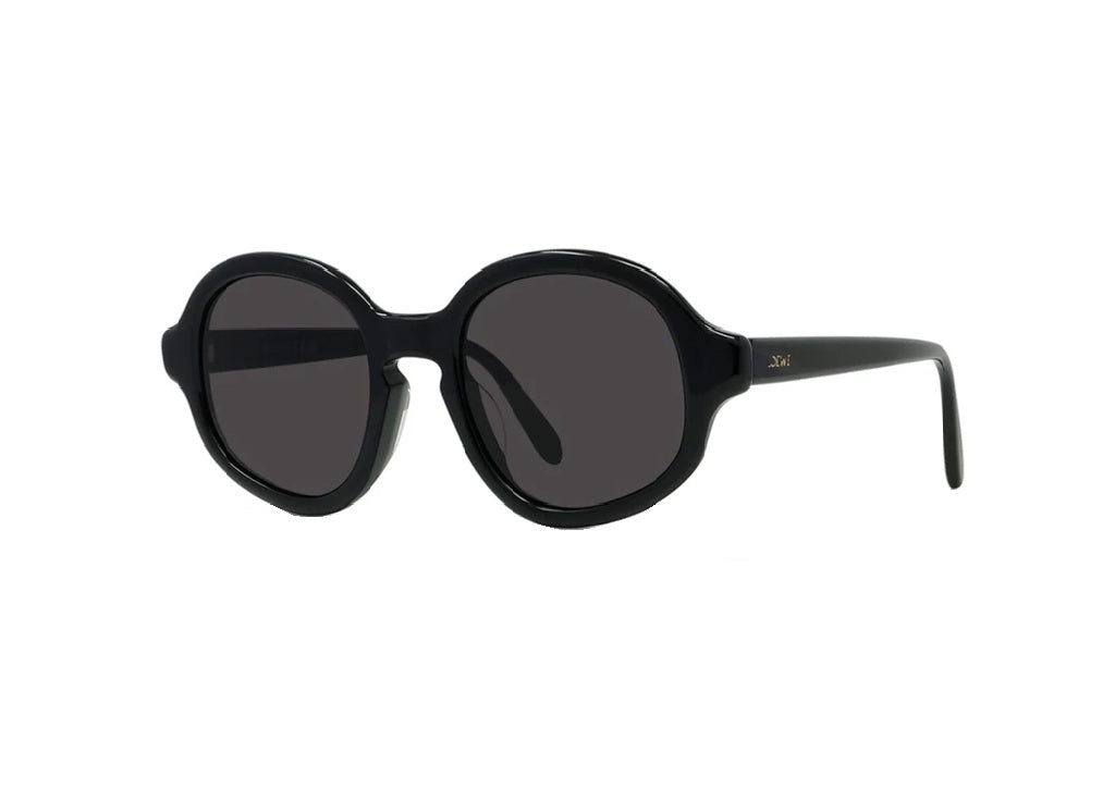 OCCHIALI DA SOLE LOEWE SLIM LW40184U (01A) acetato nero e lenti grigie