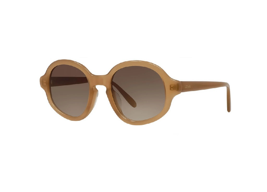LOEWE SLIM SUNGLASSES LW40184U (50F) brown acetate and brown lenses