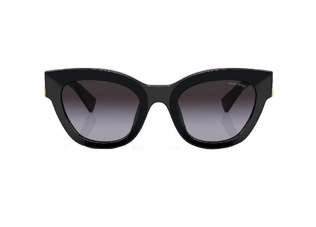 OCCHIALI DA SOLE MU 01YS (1AB5D1) nero con lente grigia sfumata