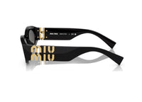 MIU MIU MU11WS (1AB5S0) black dark grey SUNGLASSES