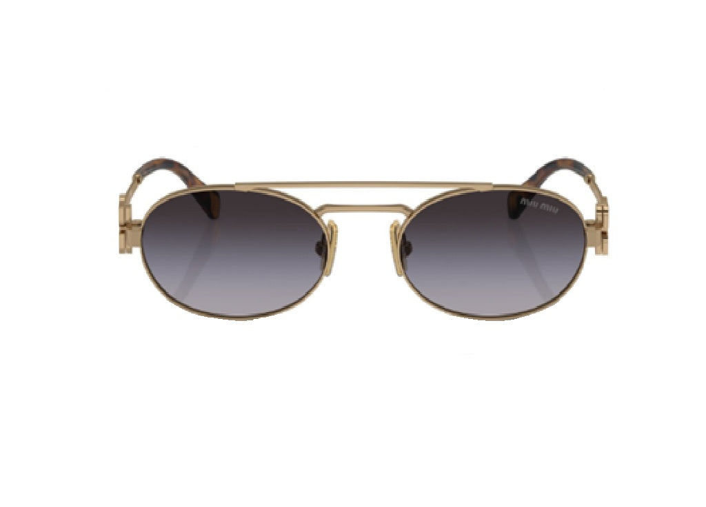 OCCHIALI DA SOLE MIU MIU MU54ZS (7OE5D1) oro con lenti grigie