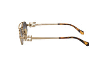 OCCHIALI DA SOLE MIU MIU MU54ZS (7OE5D1) oro con lenti grigie