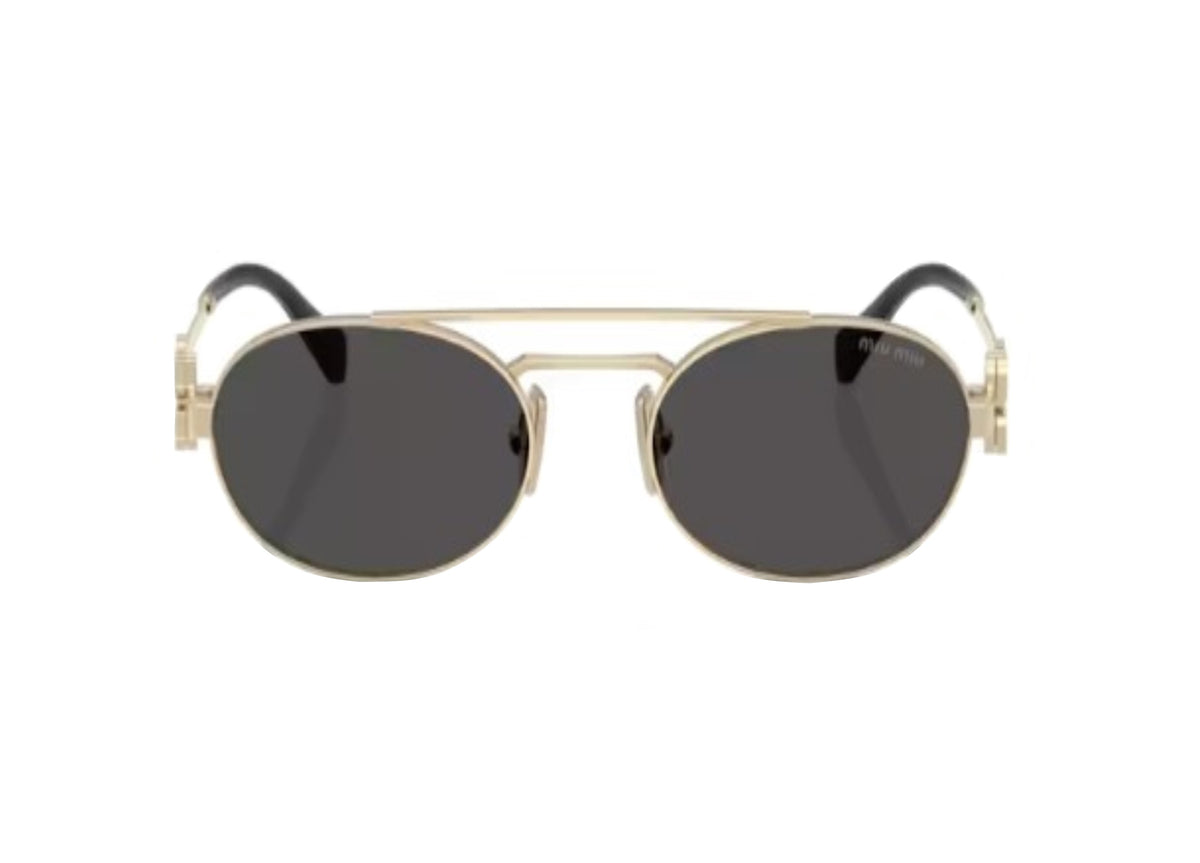 MIU MIU MU54ZS (ZVN70D) SUNGLASSES pale gold brown silver