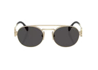 MIU MIU MU54ZS (ZVN70D) SUNGLASSES pale gold brown silver